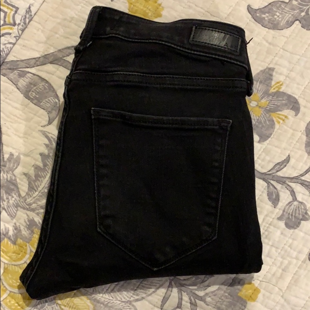 Black Abercrombie Ripped Jeans